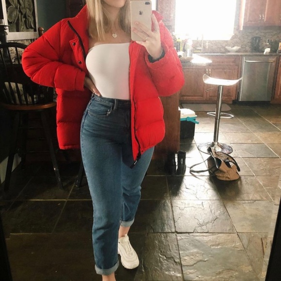 TNA Jackets & Blazers - Red TNA Super Puff